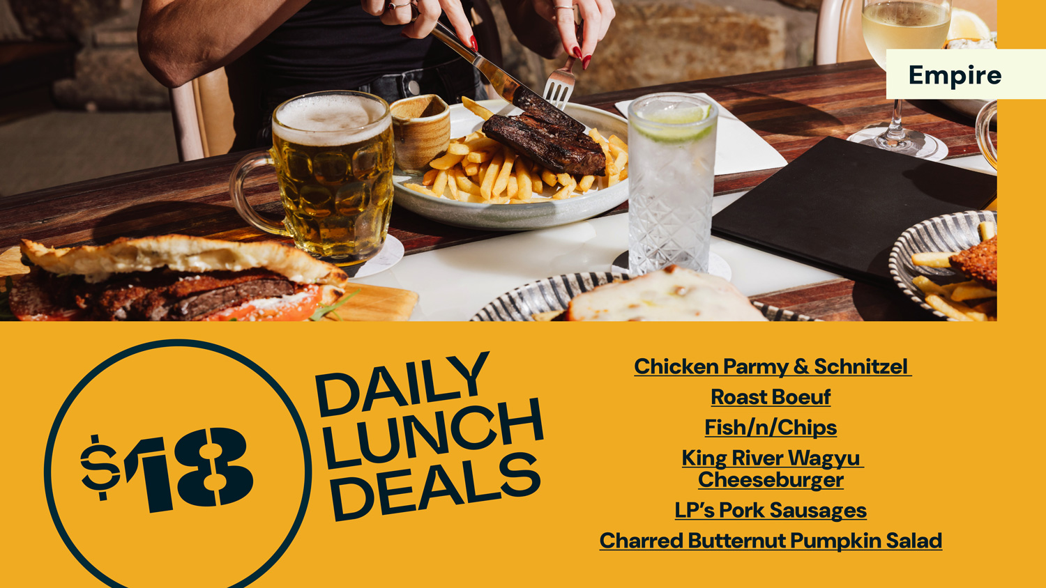 Empire $18 Daily Lunch